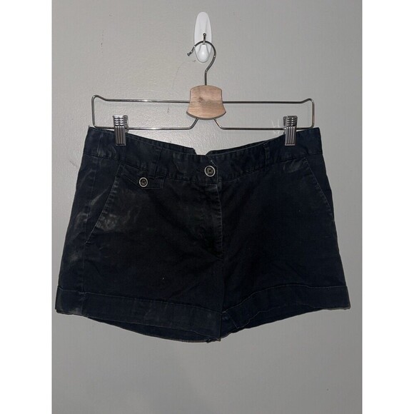 ZARA BASIC BLACK SHORTS L - Picture 1 of 3